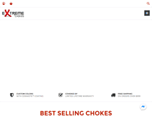 Tablet Screenshot of extremechokes.com